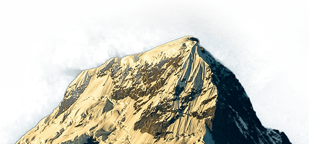 Decorative mountain graphic